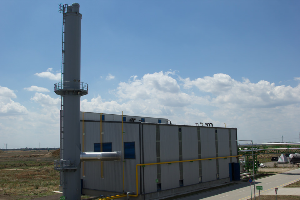 Design and implementation of gas boiler building in Tiszapüspöki